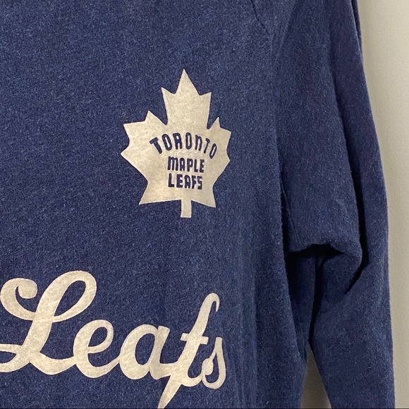 Roots Blue Toronto Maple Leafs LS Tee, S - Picture 4 of 13